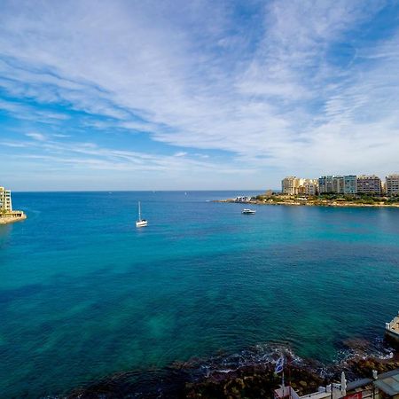 Spinola Bay Top Floor Seafront 3 Bedroom Apartment With Panoramic Sea Views - By Getawaysmalta Saint Julian's Εξωτερικό φωτογραφία