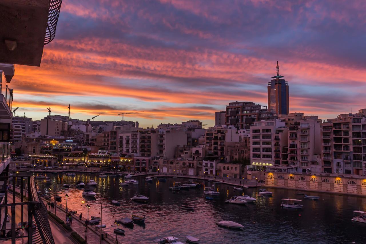 Spinola Bay Top Floor Seafront 3 Bedroom Apartment With Panoramic Sea Views - By Getawaysmalta Saint Julian's Εξωτερικό φωτογραφία