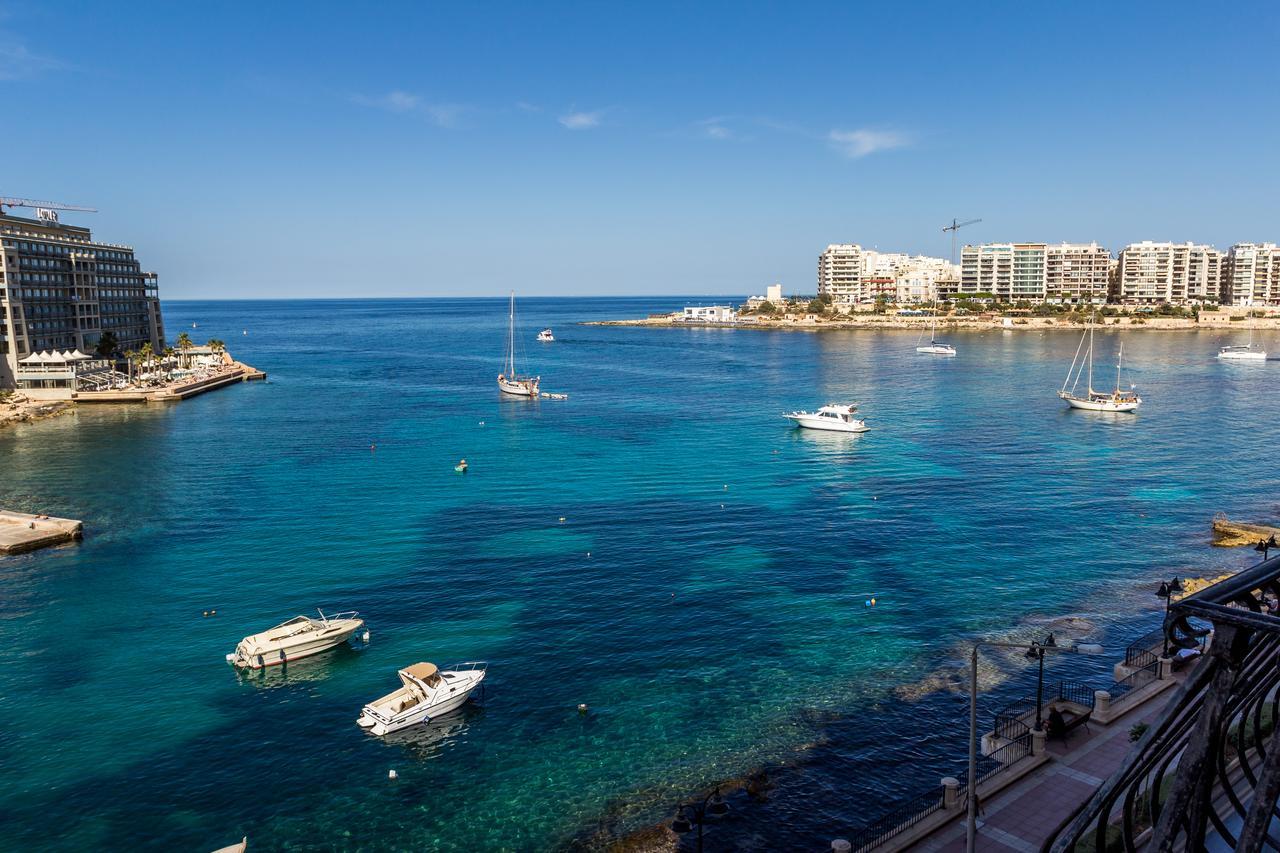 Spinola Bay Top Floor Seafront 3 Bedroom Apartment With Panoramic Sea Views - By Getawaysmalta Saint Julian's Εξωτερικό φωτογραφία